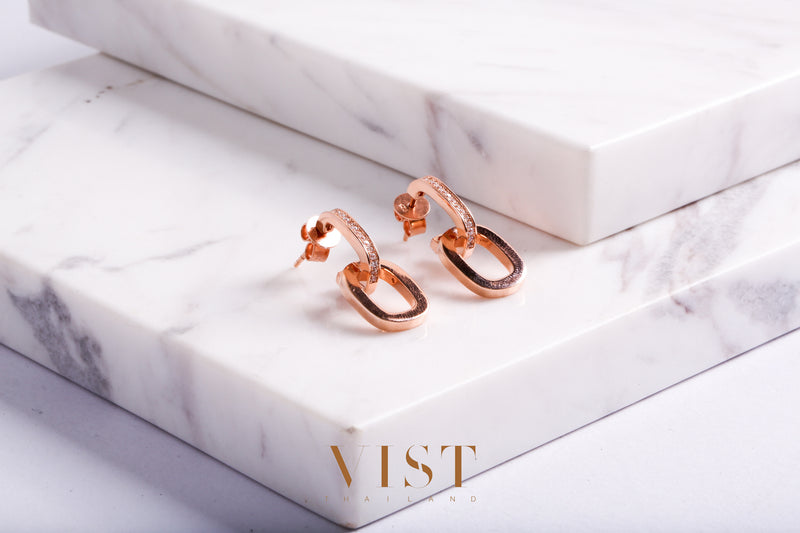 Chain Rose Gold Earring